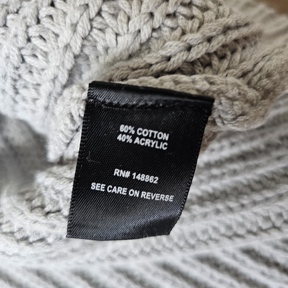 NWT Torrid Light Gray Drop Shoulder Turtleneck Sweater - Picture 8 of 9